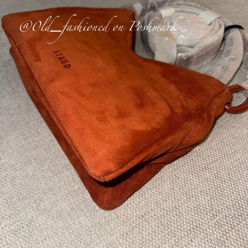STAUD Suede Valerie Bag - Auburn - Price Firm - Picture 12 of 16